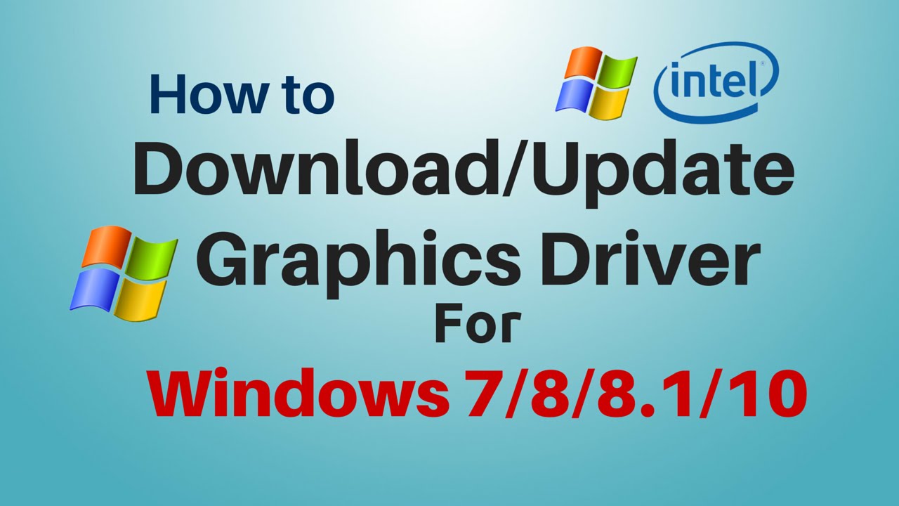 Download Video Graphic Driver For Windows 7